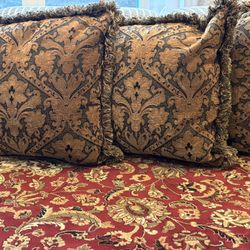 Luxury Toss Pillows Feather Filled 