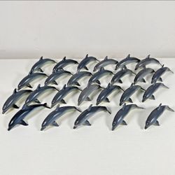 Vintage 1991 Safari Ltd Bottlenose Dolphins Lot of 25 Figures