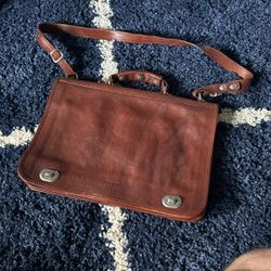 I Medici real Leather Messenger Bag