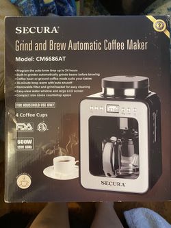 Secure Coffee Maker & Grinder