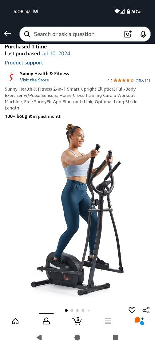 Elliptical Full-Body Exerciser - Like New