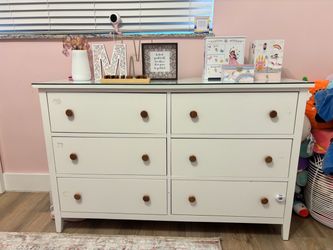 White dresser
