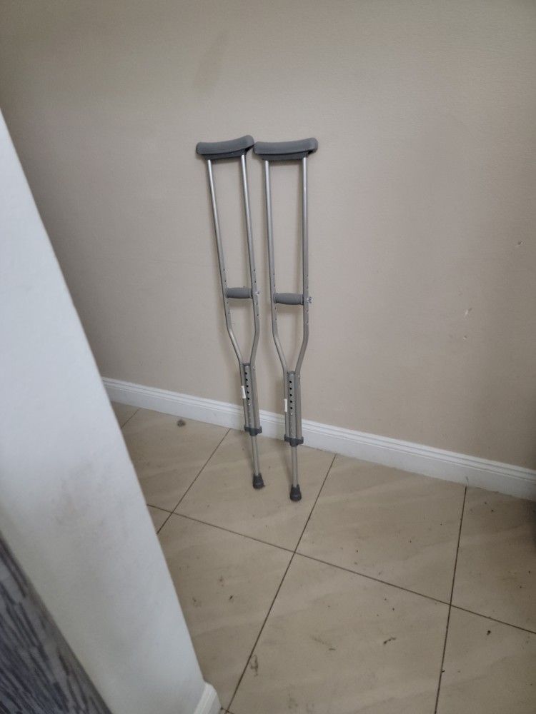 Pair Of Crutches