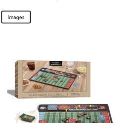 Studio Mercantile Football Playmaker Strategy Board Game Set, Brown