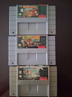 Donkey Kong country 1,2,3