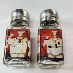 Vintage Chef Salt & Pepper Shakers