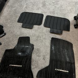 2019 AWD Dodge Charger Rubber All Weather Mats 