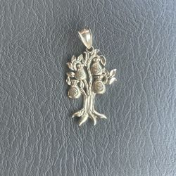 10k money tree pendant