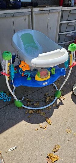 Free baby bath and bouncer
