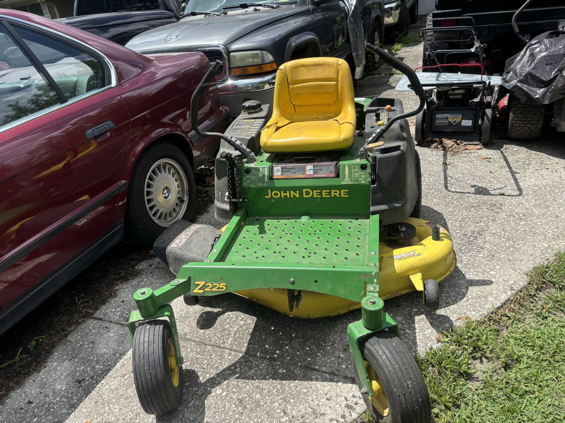 John Deere z245 zero turn mower, 48” deck, 340 hours, 8 years old, original owner