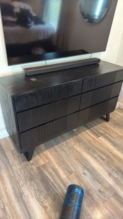 Black dresser