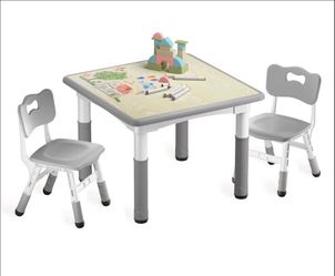 Kids Table Set w/ Two Chairs (HN)