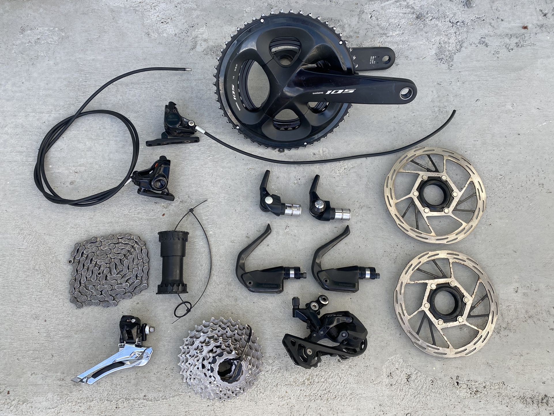 Shimano 105 TT Group Set 11 Speed Mechanical