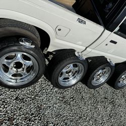 Staggered Boyd Billet Wheels 16x10 16x8 6 Lug