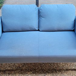 Loveseat, Knisa medium blue