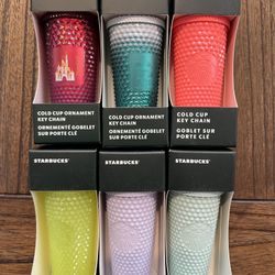 Starbucks Disney Studded Keychains 