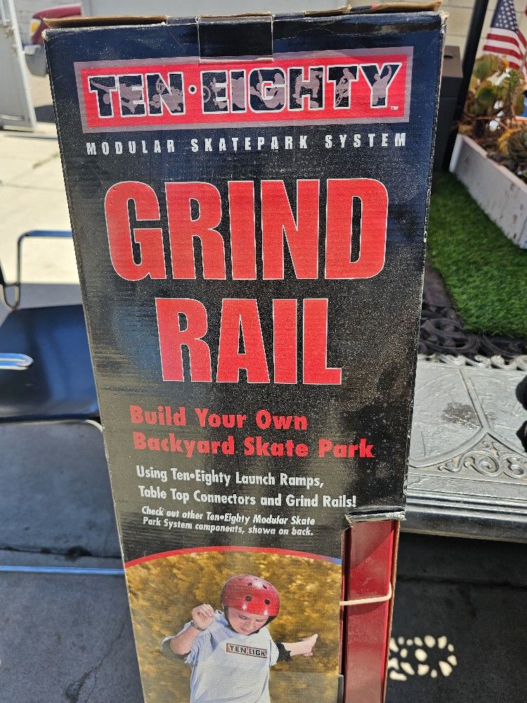 Skateboarding Grind Rail