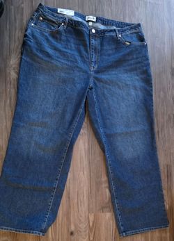 *Brand New* Womens Plus Size Seven Loose Straight Jean Denim Pants 22W