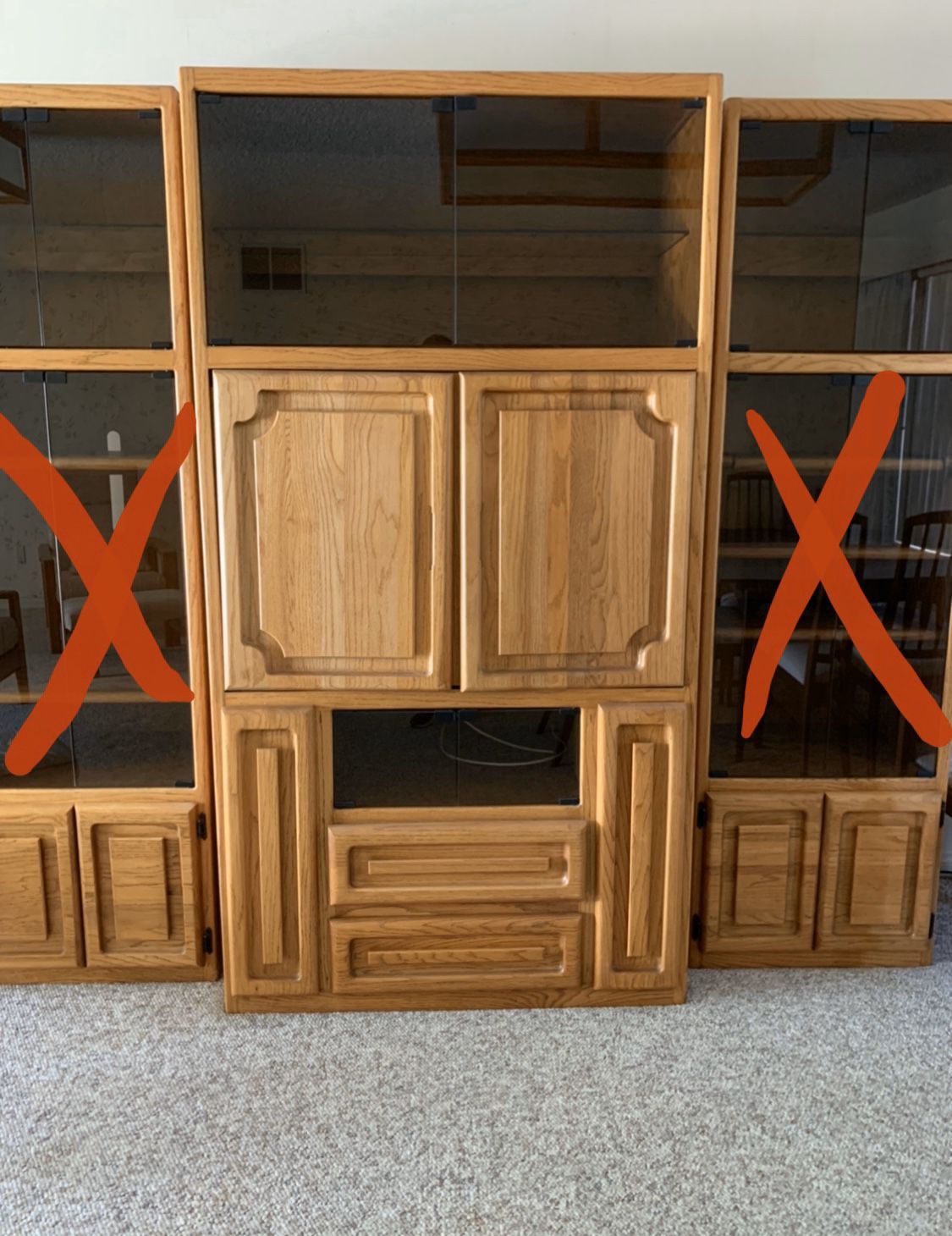 FREE Solid Wood Entertainment Center