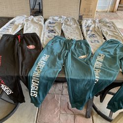 NFL Sweats,T’s & Jacket.  Chino, Ca