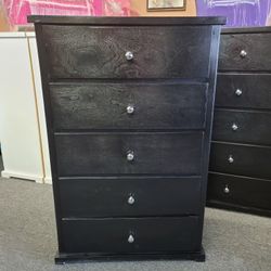 5 Drawers Dresser 💯 Pinewood 💯 New
