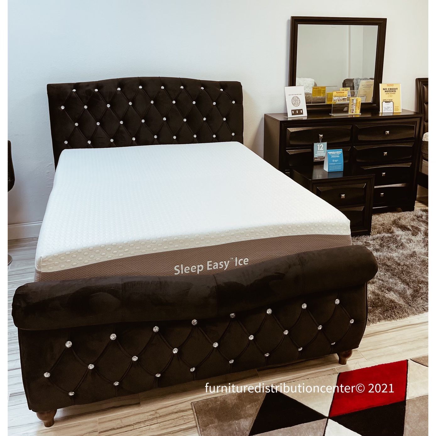 MODERN NEW BLACK QUEEN BED ON SALE ONLY $499. KING BED $599. IN STOCK, SAME DAY DELIVERY π FINANCING AVAILABLE