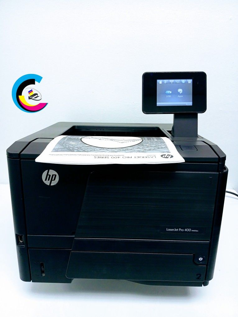 🟢Laser Printer Hp LaserJet Pro 400 M401dw 🟩 Prints Automatically Double-Sided 🟦 WIRELESS 🟪 Touch Screen 🟨 Printing Speed Up To 38ppm 🟥