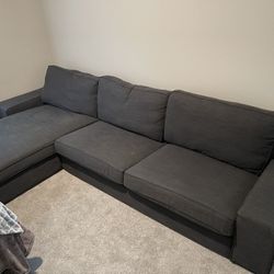 IKEA KIVIK sofa with chaise