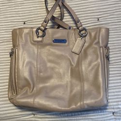 Coach Gold Handbag
