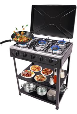 BOKO 5-Burner Propane Gas Stove – Model EYG-148132 – New Open Box