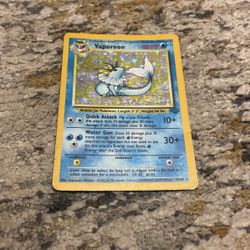 Vaporeon Pokémon card