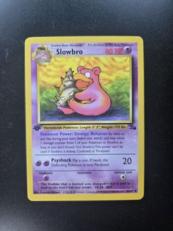 Pokemon Fossil 1st Edition Slowbro