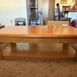 (Make an Offer!!!) Rising Lift-Up Coffee Table & 2 Matching End Tables