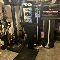 Golf Retail Displays Scotty Cameron Titleist Callaway Ping Taylor Made Authentic Large Heavy