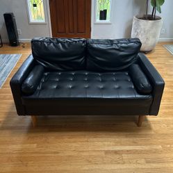 Small  Black Couch