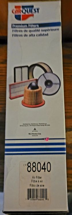 New Carquest Premium Air Filter #88040 L6