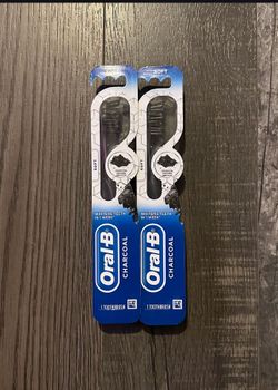 Oral B Charcoal Medium/SoftToothbrush $3 Each
