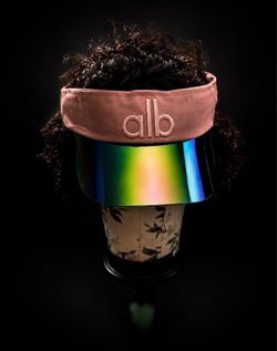 Alo Yoga Visor with Iridescent Brim