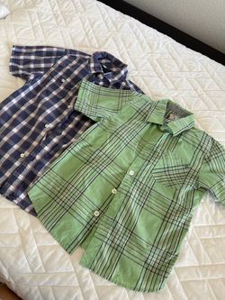 Boys  Button-Down Shirts – Set of 2 size 6