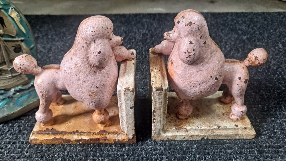 Antique Bookends With Original Paint