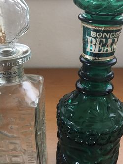 Hiram And Beam Decanters (2)