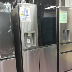 Refrigerator Side By Side 36” In New Open Box 1 Year Warranty 