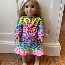 American Girl 2014 Doll 18" Blond Hair Brown Eyes Julie Albright". Condition is pre owned and perhaps shows some signs of wear from play usage and ove