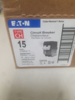 Circuit Breaker Type Ch 15 >>>> 12 Pcs $5 Each 