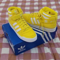 Adidas Forum Mid Canary Yellow 2021 Size 9 Men