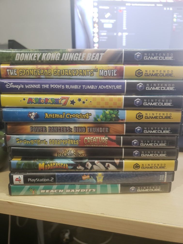 Gamecube games for sale