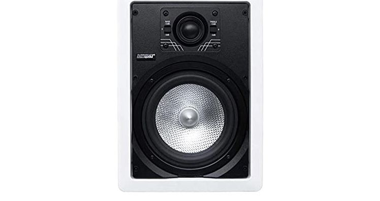 Earthquake Sound Imãge-6X (Pair) 6.5" 2-Way In-Wall (Left, Right, Center, and Surround) Speakers with Paintable Grilles