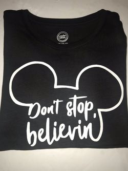 Disney don’t stop believing shirt