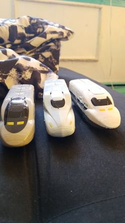 Japanese Train transformers Shinkalion set.
