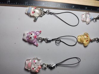 Hello Kitty Phone Charms